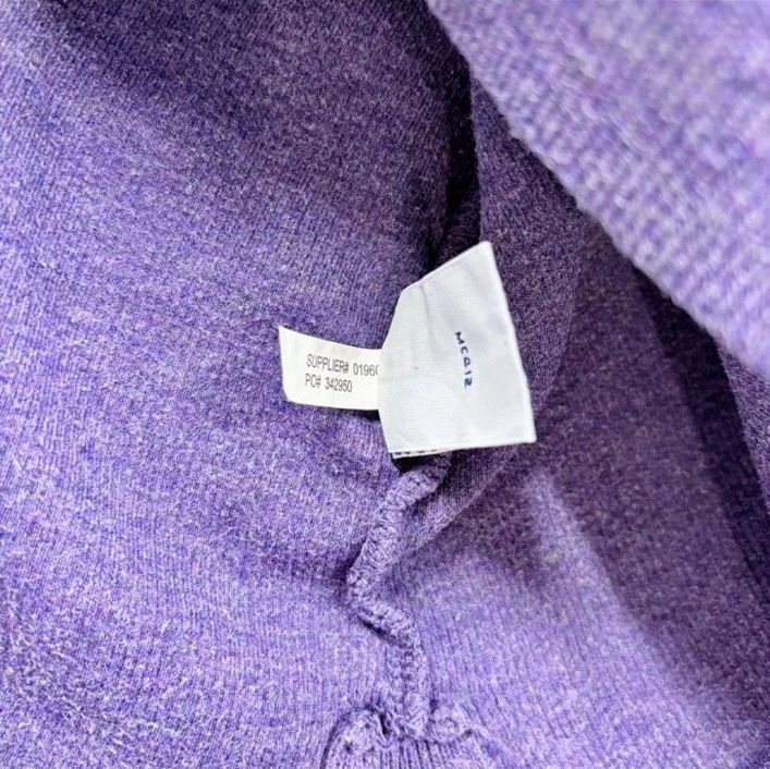 Polo Ralph Lauren Heather Purple Quarter Zip Sweatshirt – Medium — photo 6