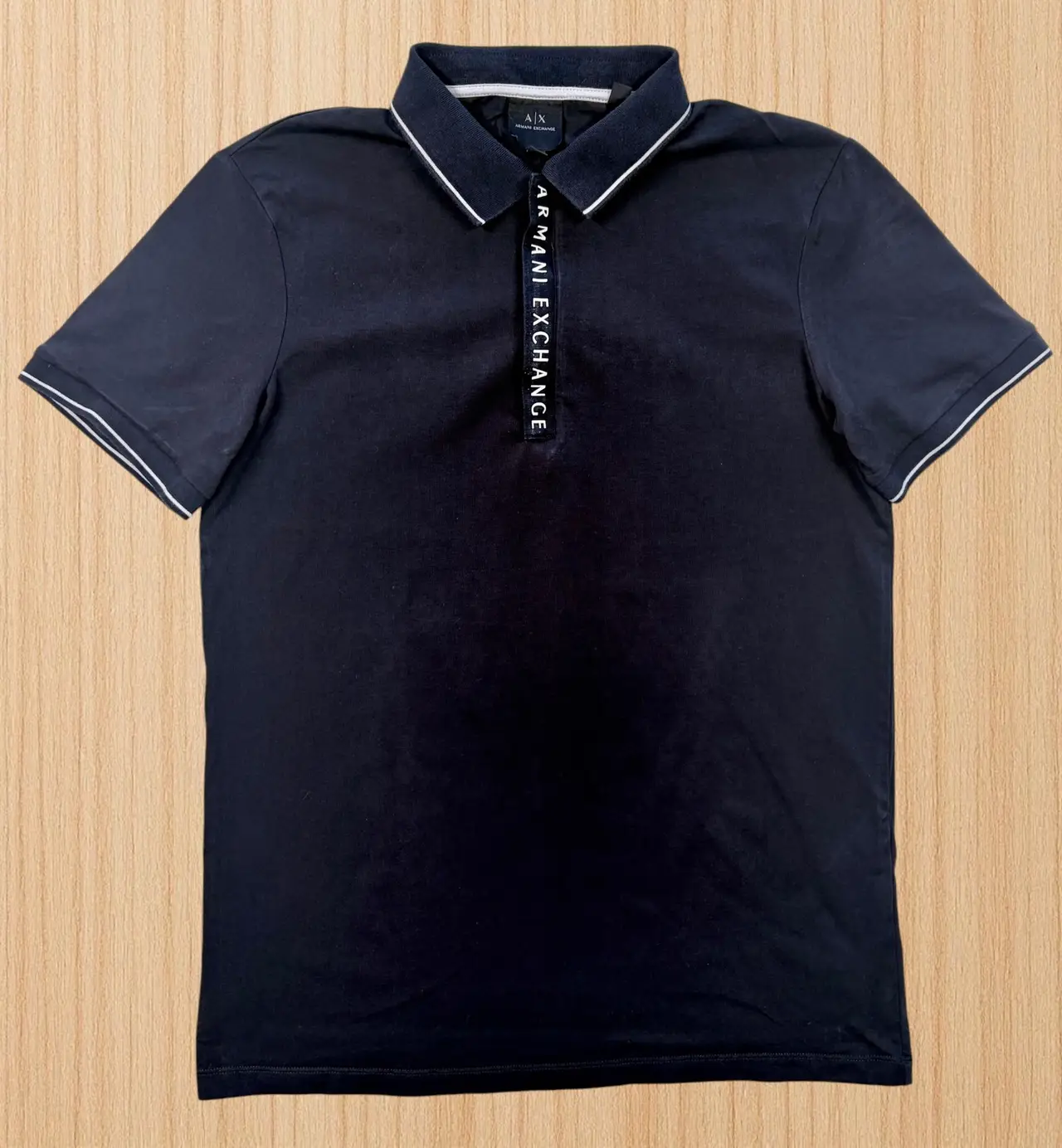 Armani Exchange A|X Logo Zip Polo – S – photo 4