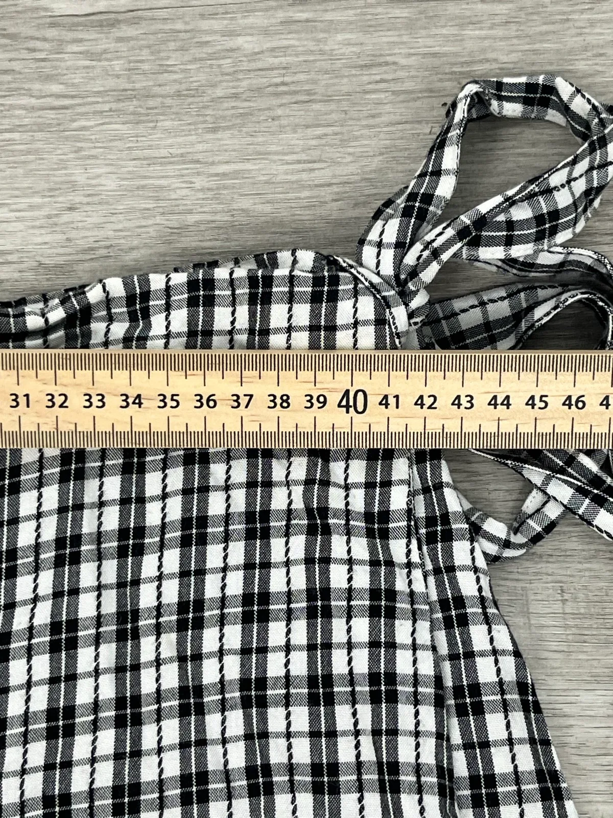 Sportsgirl Plaid Gingham Wrap Mini Skirt 16 90s Minimalist Grunge School – photo 7