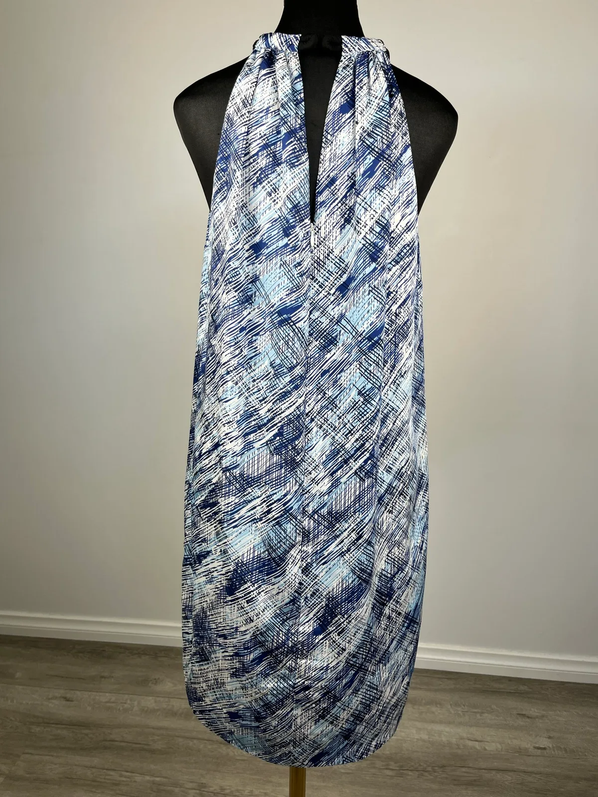 Country Road Women’s Abstract Print Dress Blue Size 12 — photo 3