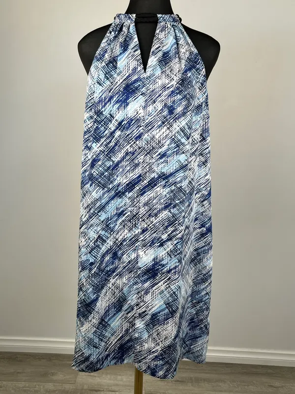 Country Road Women’s Abstract Print Dress Blue Size 12