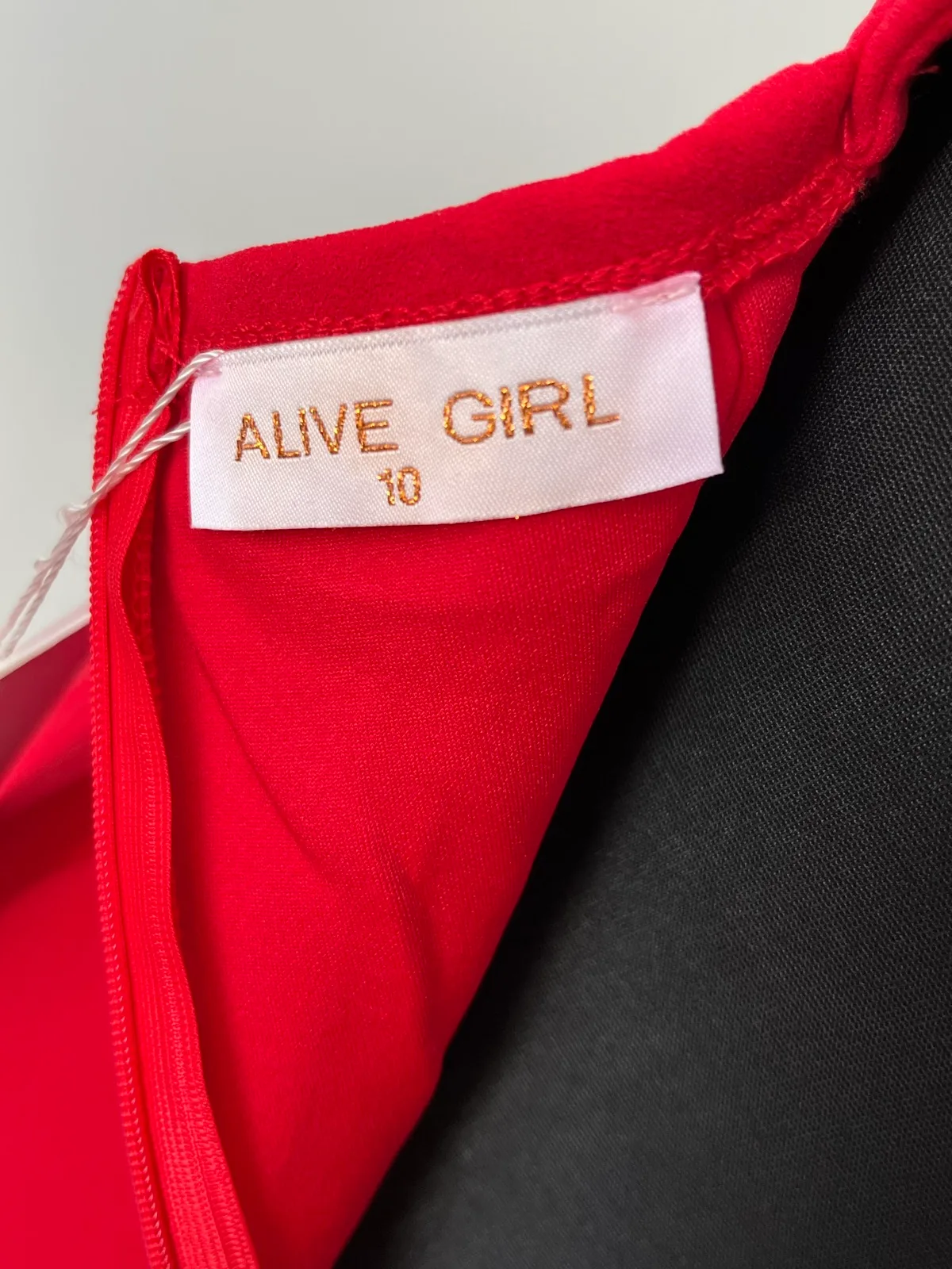 Alive Girl Women’s Halter Neck Red Dress Size 10 BNWT — photo 4