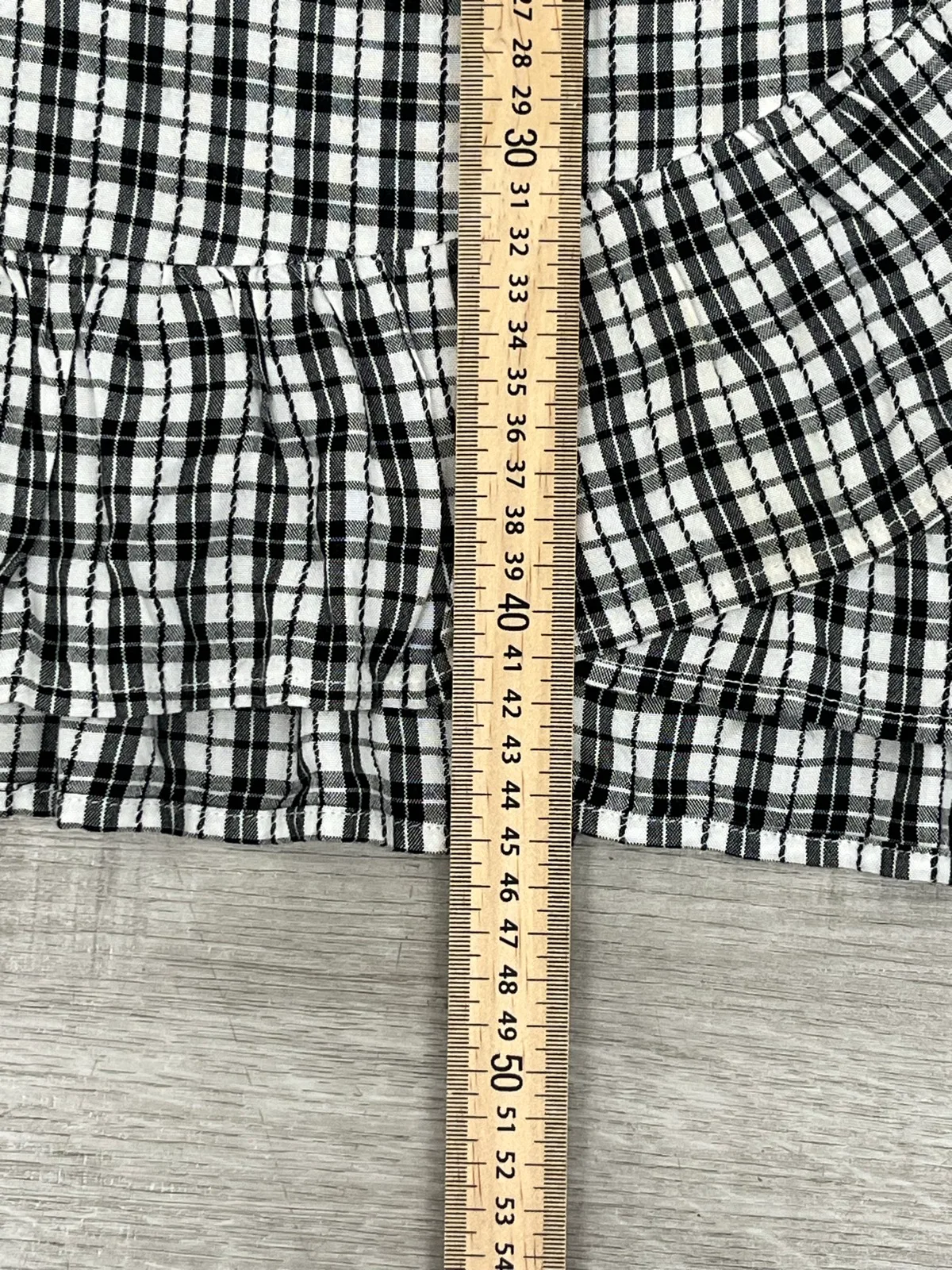 Sportsgirl Plaid Gingham Wrap Mini Skirt 16 90s Minimalist Grunge School – photo 8