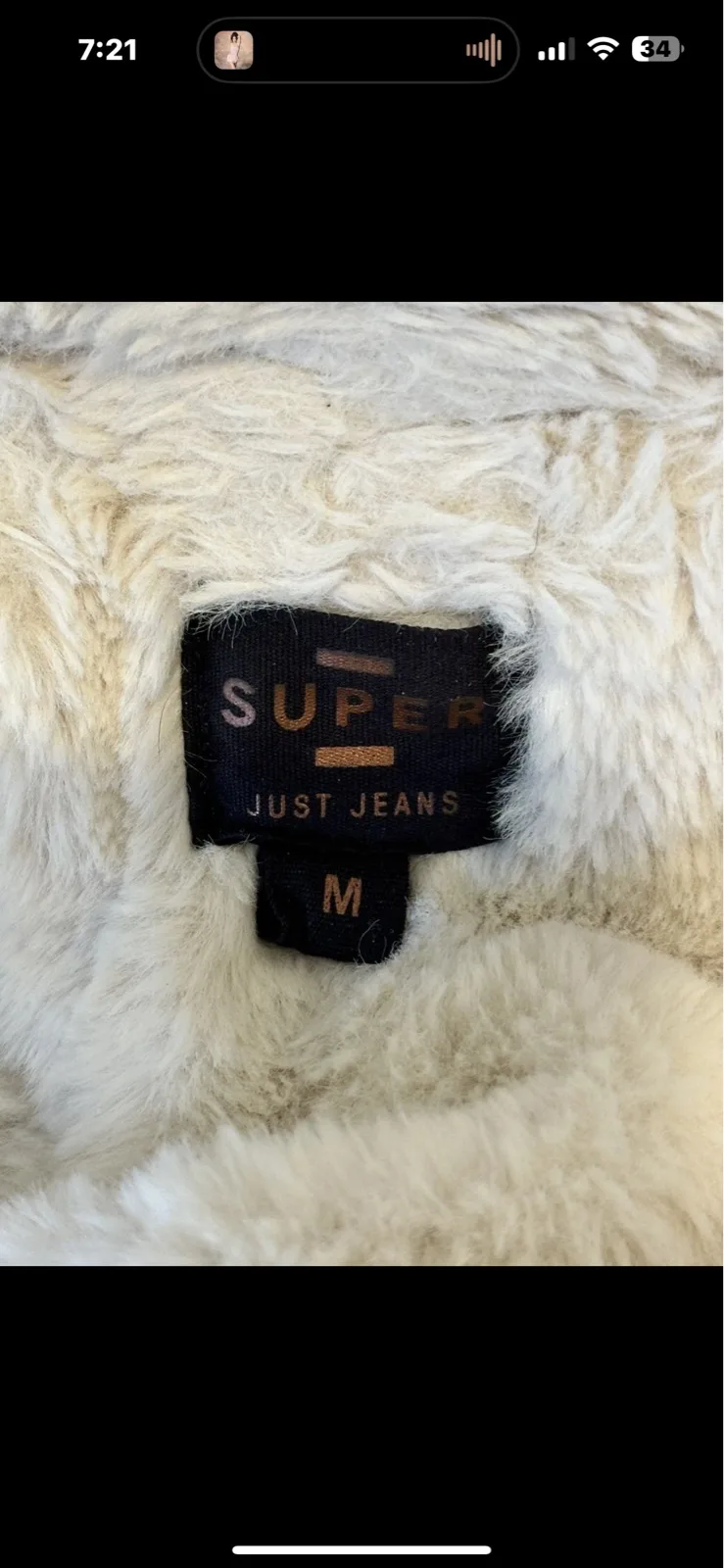 Just Jeans Women’s Acid Wash Sherpa Denim Jacket — photo 4