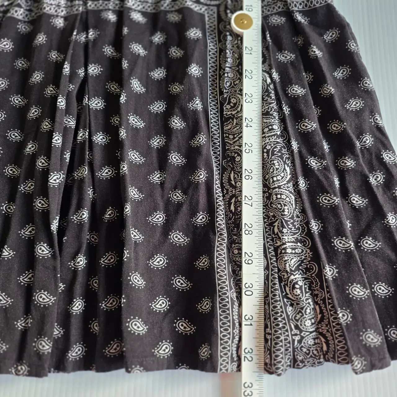 MINKPINK Black Bandana Paisley Mini Dress Western Grunge Festival Size XS / AU – photo 5