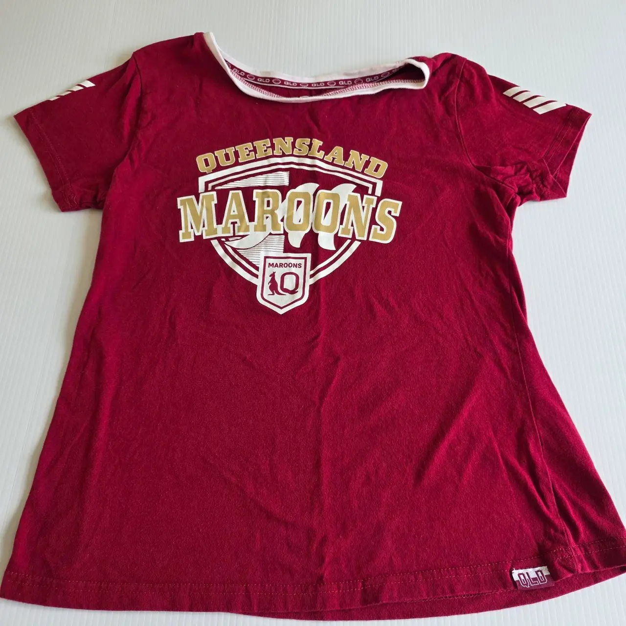 NRL Maroons Tshirt Size 10 Unisex – photo 2