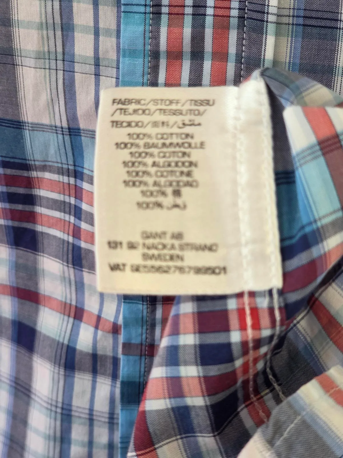 Gant men's cotton shirt. Size 3XL — photo 3