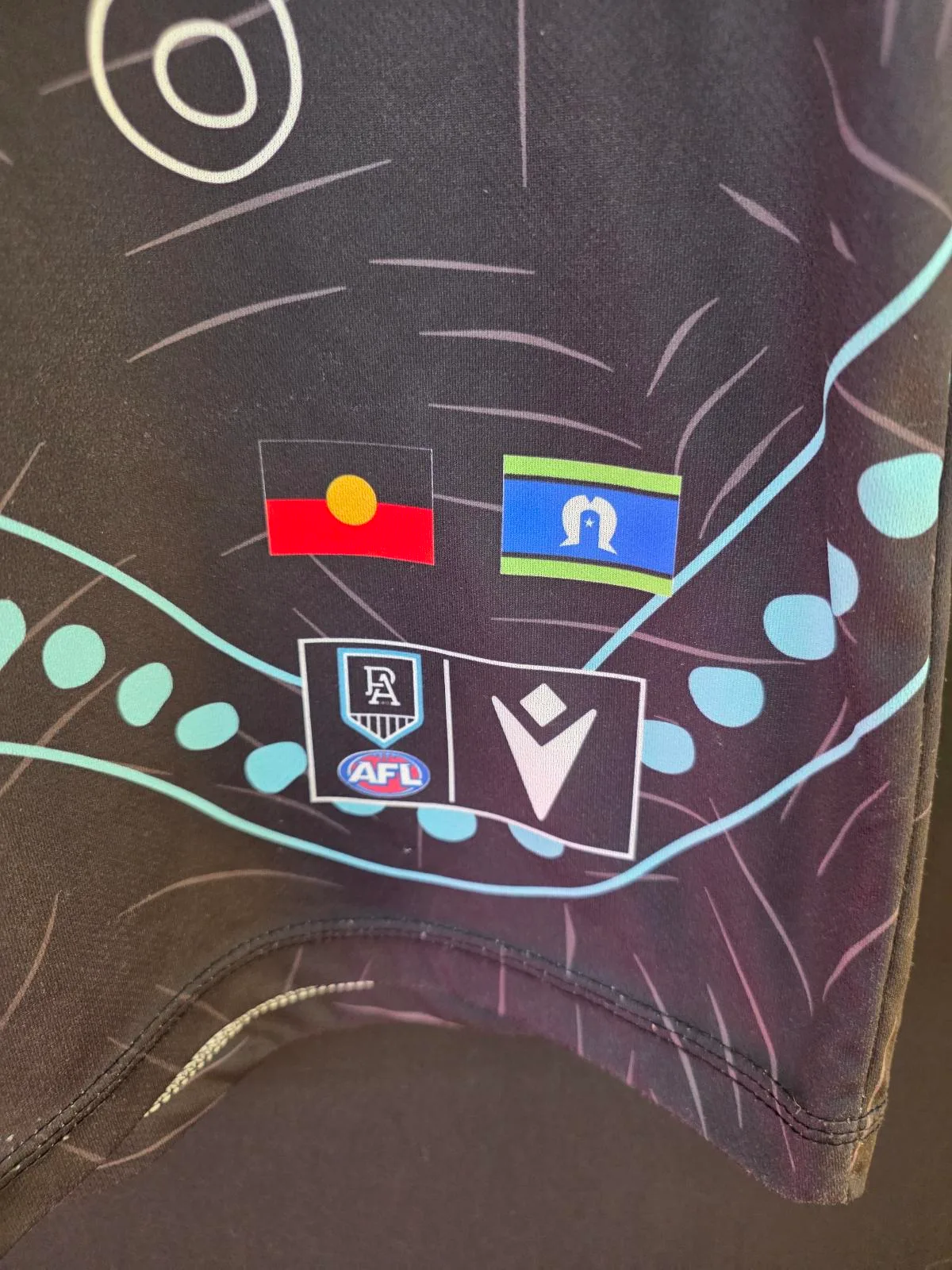 AFL Port Adelaide Power 2014 Indigenous Guernsey. Size Large — photo 3