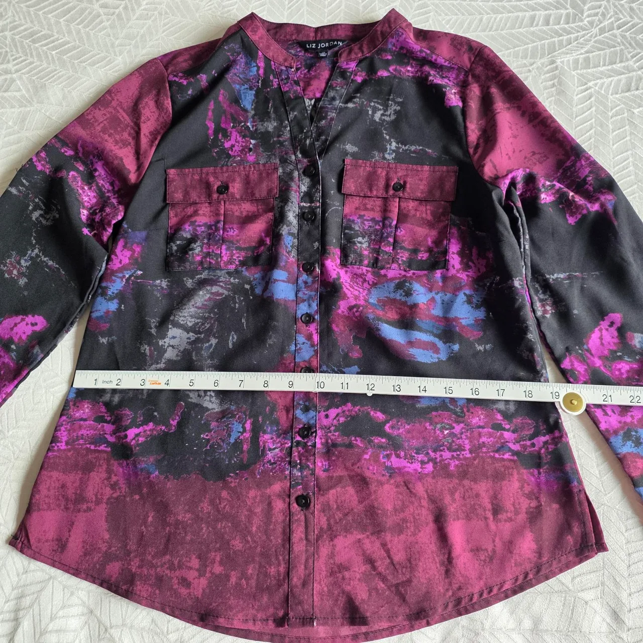 Liz Jordan womens blouse. Size 10 — photo 2