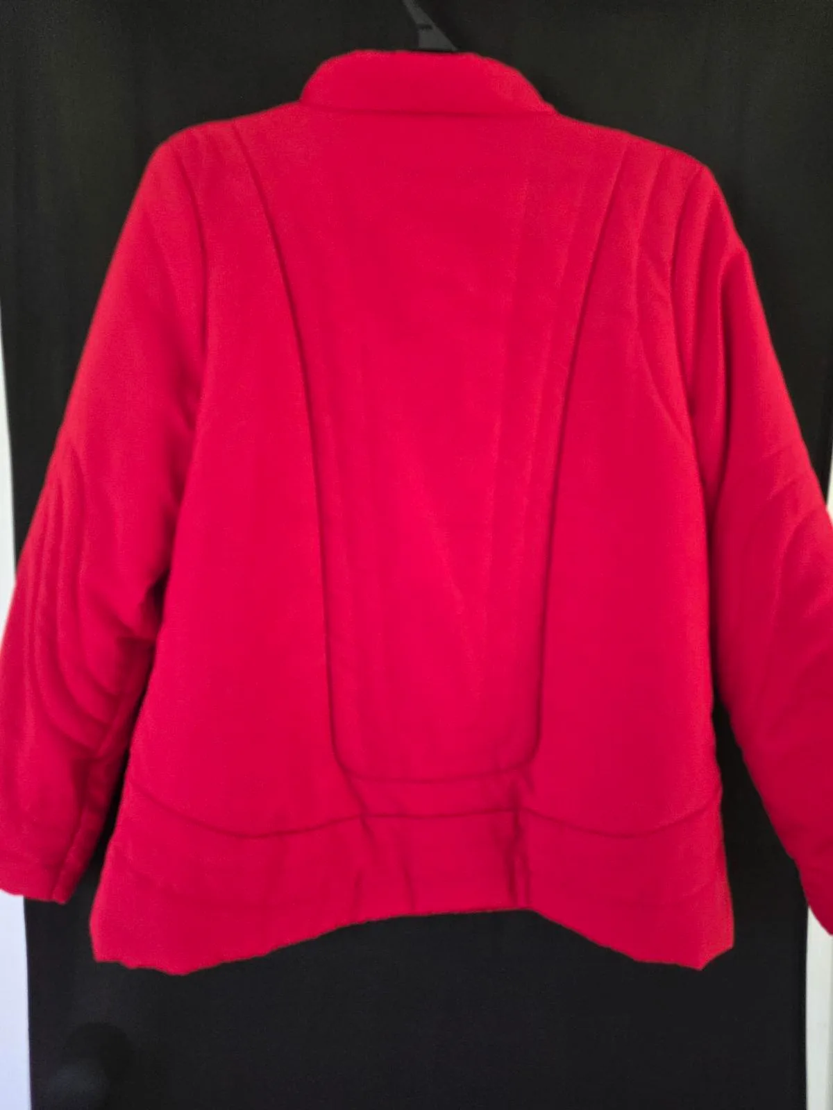 Puffer Jacket Liz Jordan Biker Jacket Style. Size L. — photo 6