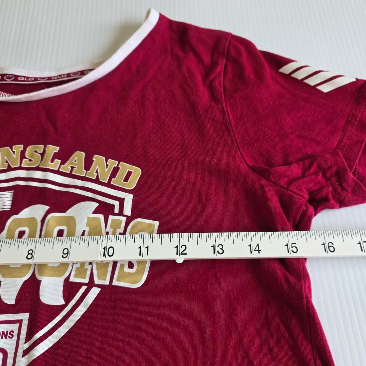 NRL Maroons Tshirt Size 10 Unisex – photo 3