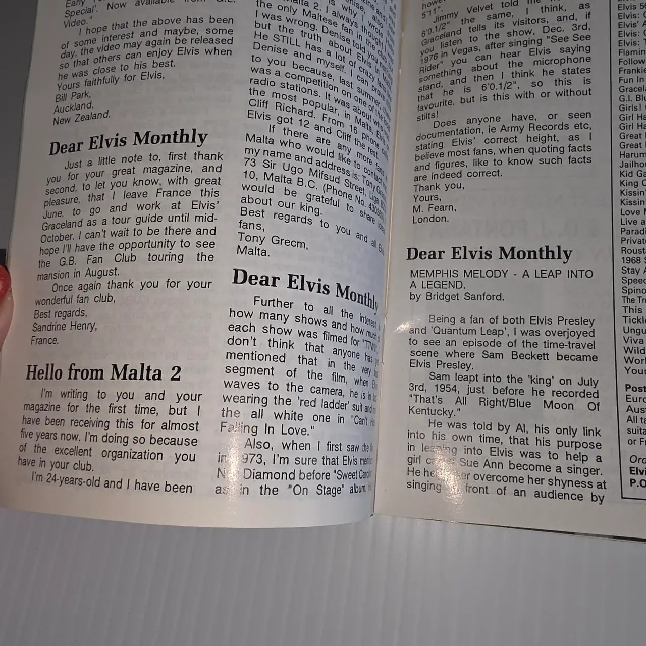 Elvis Monthly Magazine 1994 Full Year Set - Issues 408-419 (35th Year) Complete – photo 3