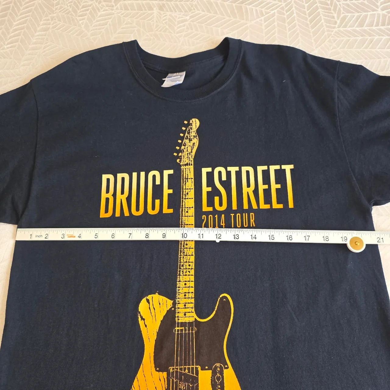 Official Bruce Springsteen & The E Street Band 2014 Tour T-Shirt – Dark Blue – M — photo 4