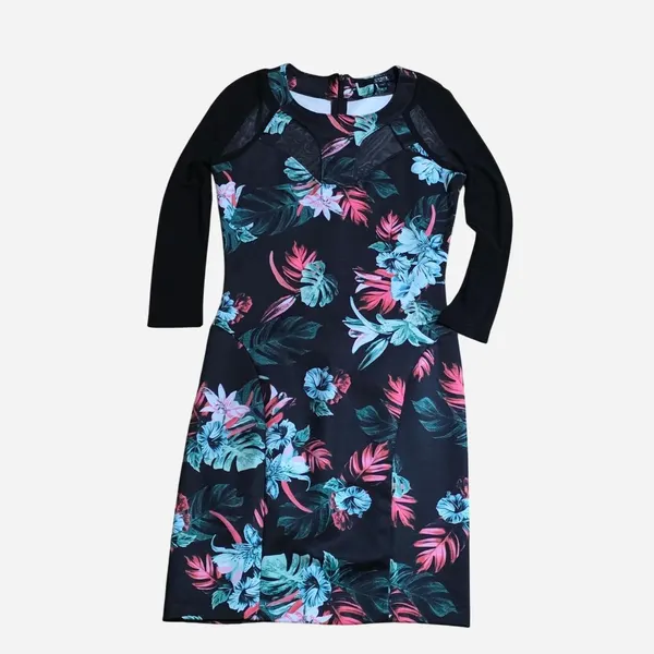 GUESS Tropical Palm Leaf Dress (Size S / AU 8)