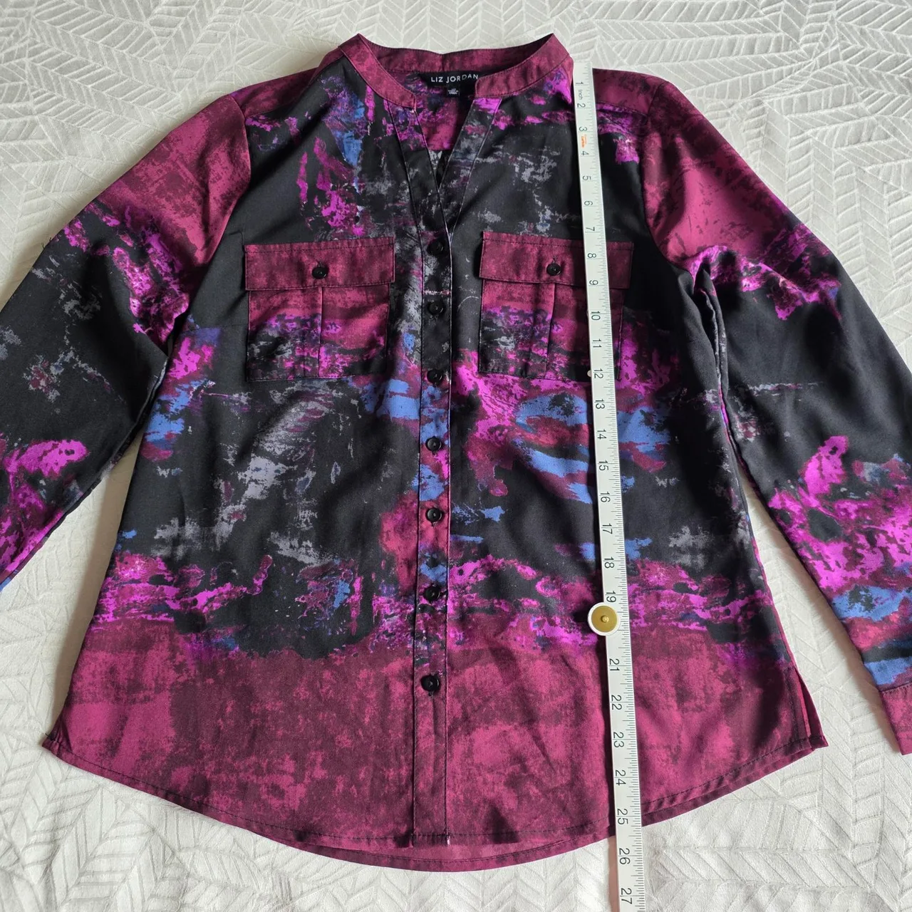 Liz Jordan womens blouse. Size 10 — photo 3