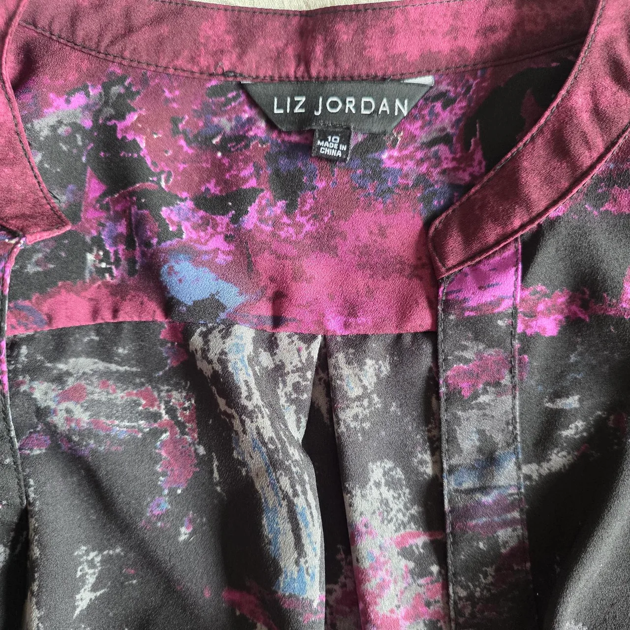 Liz Jordan womens blouse. Size 10 — photo 5