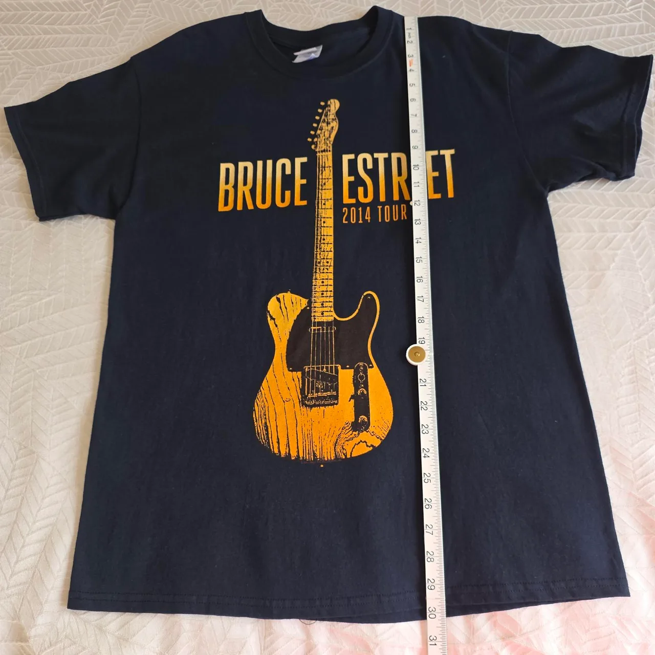 Official Bruce Springsteen & The E Street Band 2014 Tour T-Shirt – Dark Blue – M — photo 3