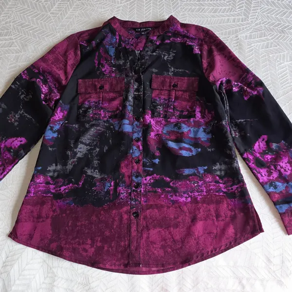 Liz Jordan womens blouse. Size 10