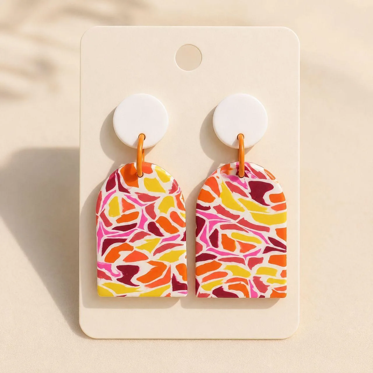 Handmade Polymer Clay Earrings — photo 4