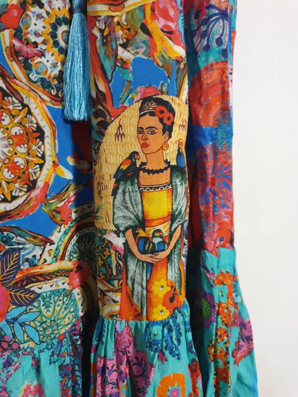 Lulalife sz S Frida Kahlo short dress – photo 4