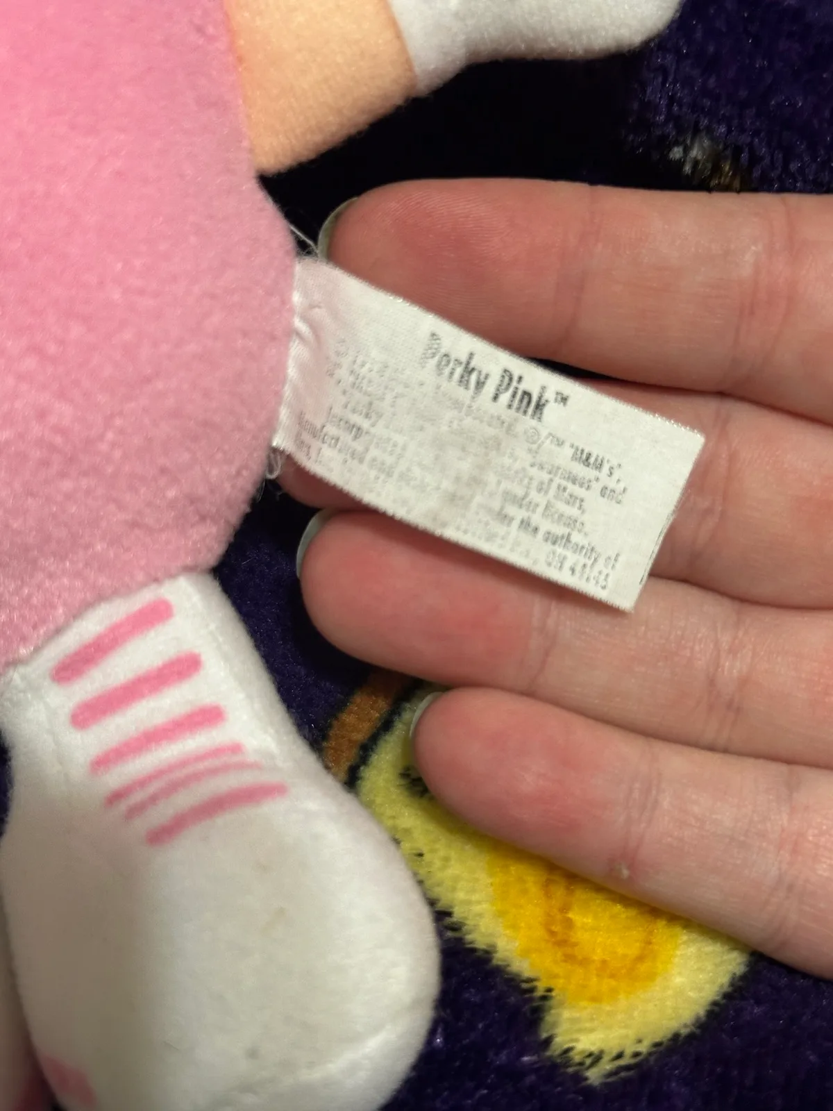 1998 m&m plush — photo 2