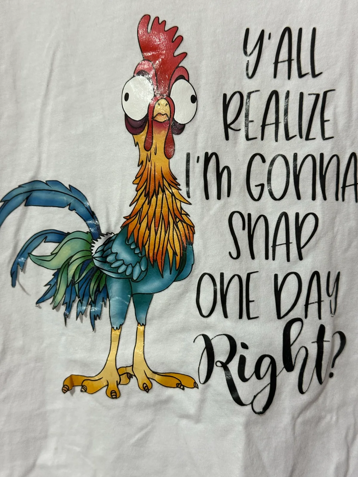Handmade hei hei t shirt size L — photo 2