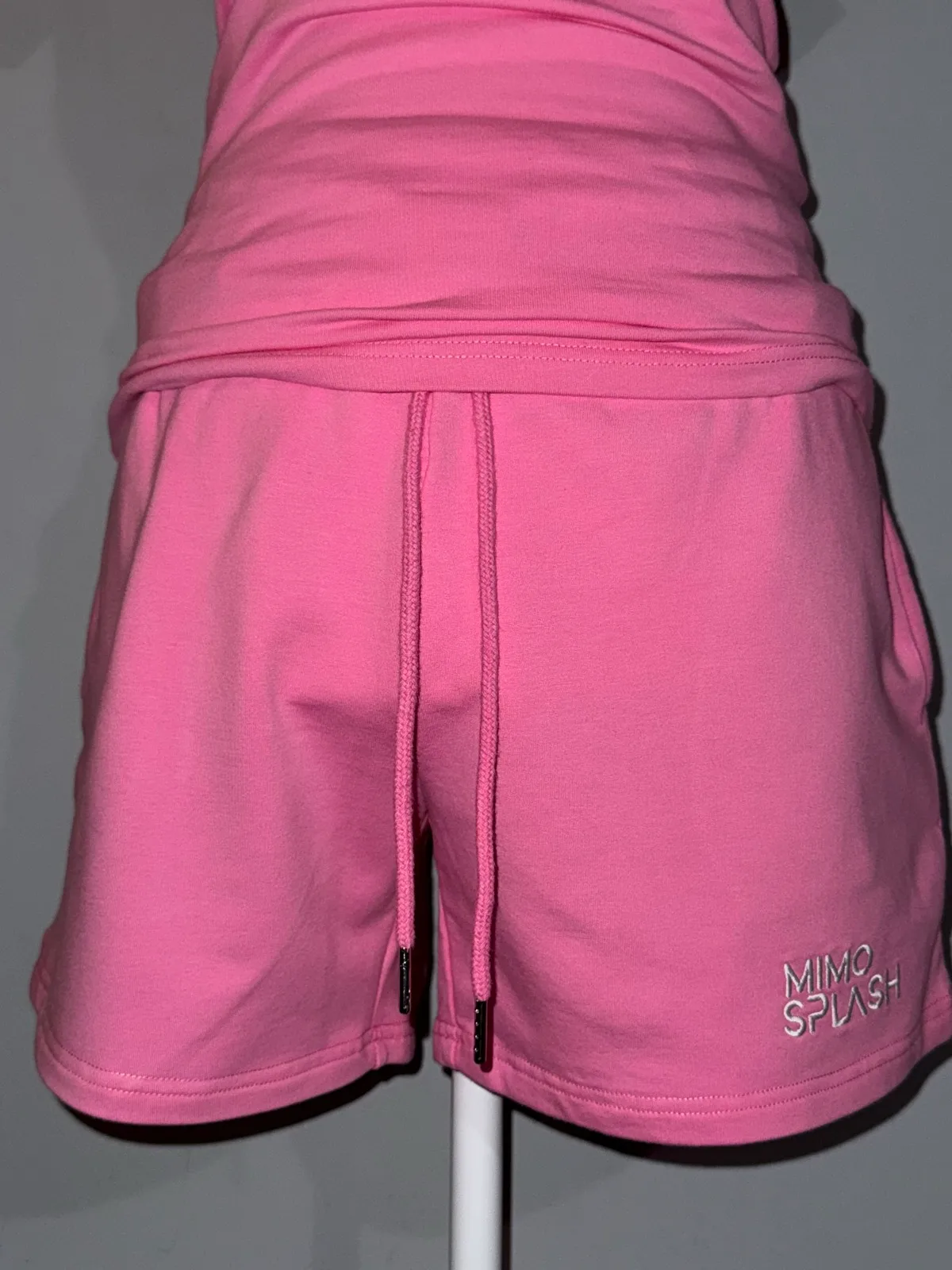 Women’s Pink 2‑Piece Cotton Terry Lounge Set - X-Large – photo 6