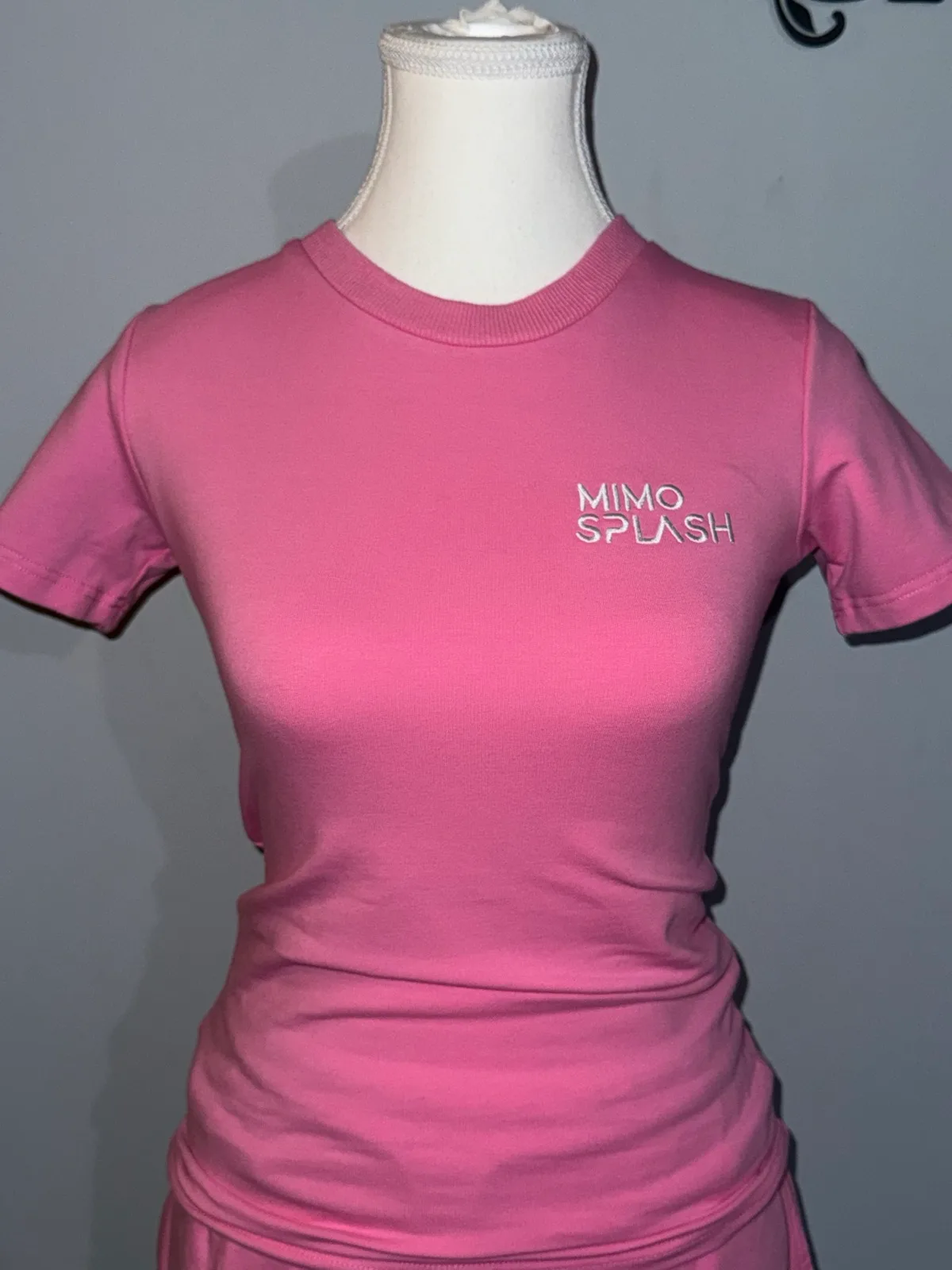 Women’s Pink 2‑Piece Cotton Terry Lounge Set - X-Large – photo 8