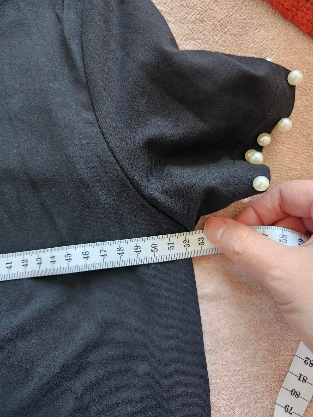 Black pearly shirt Size would fit M/L – photo 6