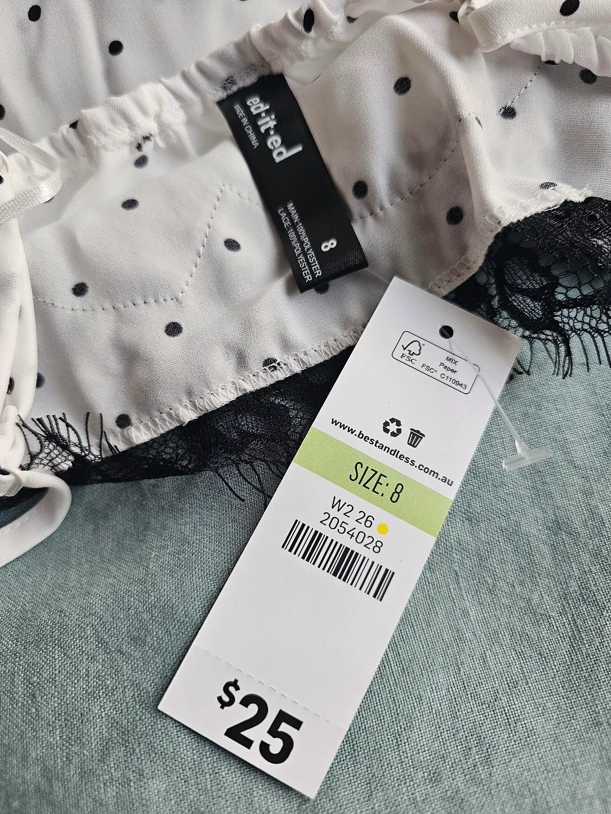 Ed.it.ed Polkadot tank Size 8 — photo 4