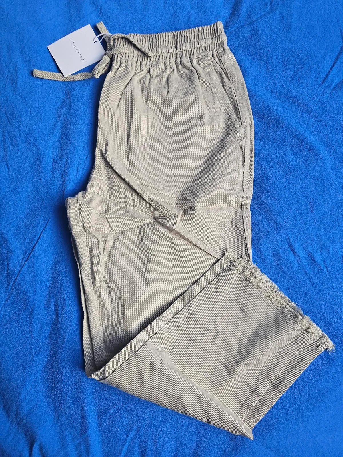 Straight Natural Color Pants - Size S – photo 3