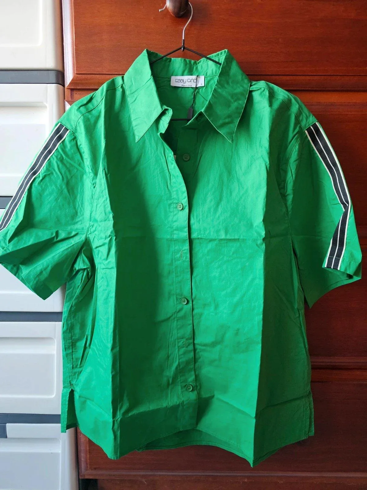 2pieces Green Cotton Sets Size S – photo 2