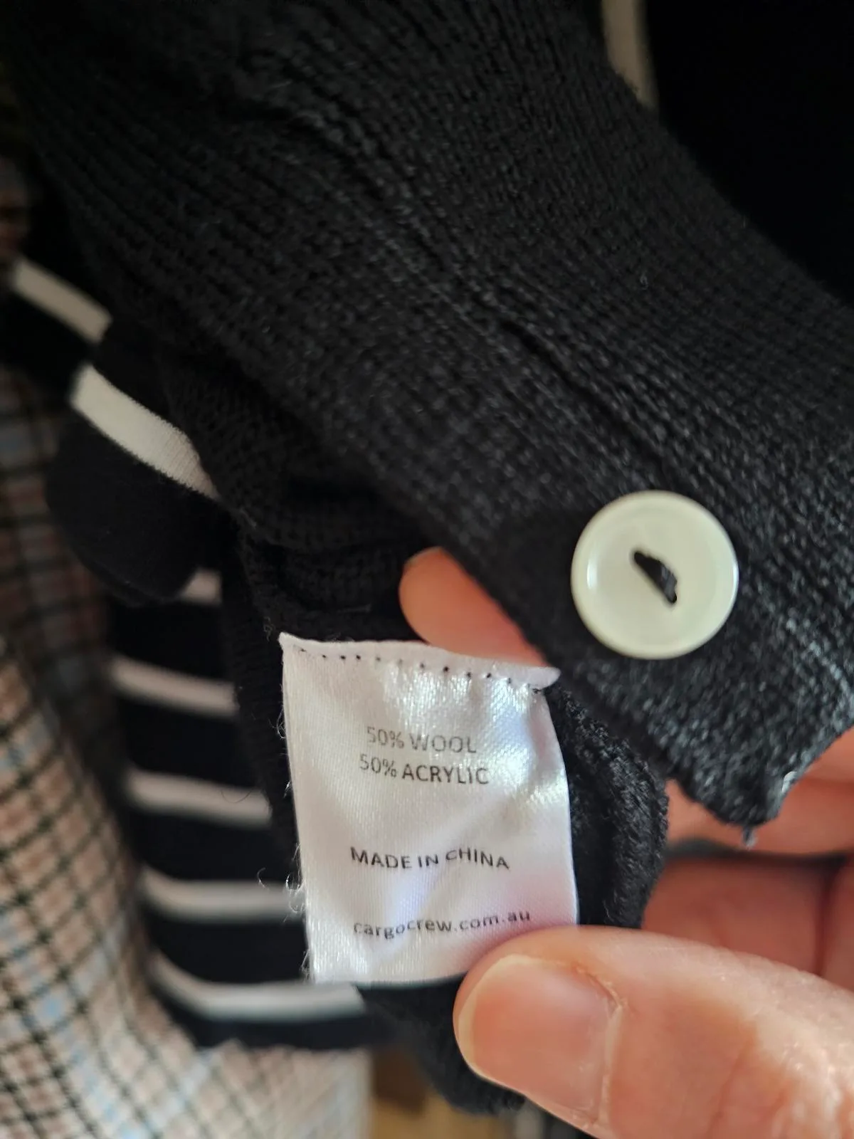 2Pieces Striped shirt Size 8 & Cardigan Size 10 – photo 9