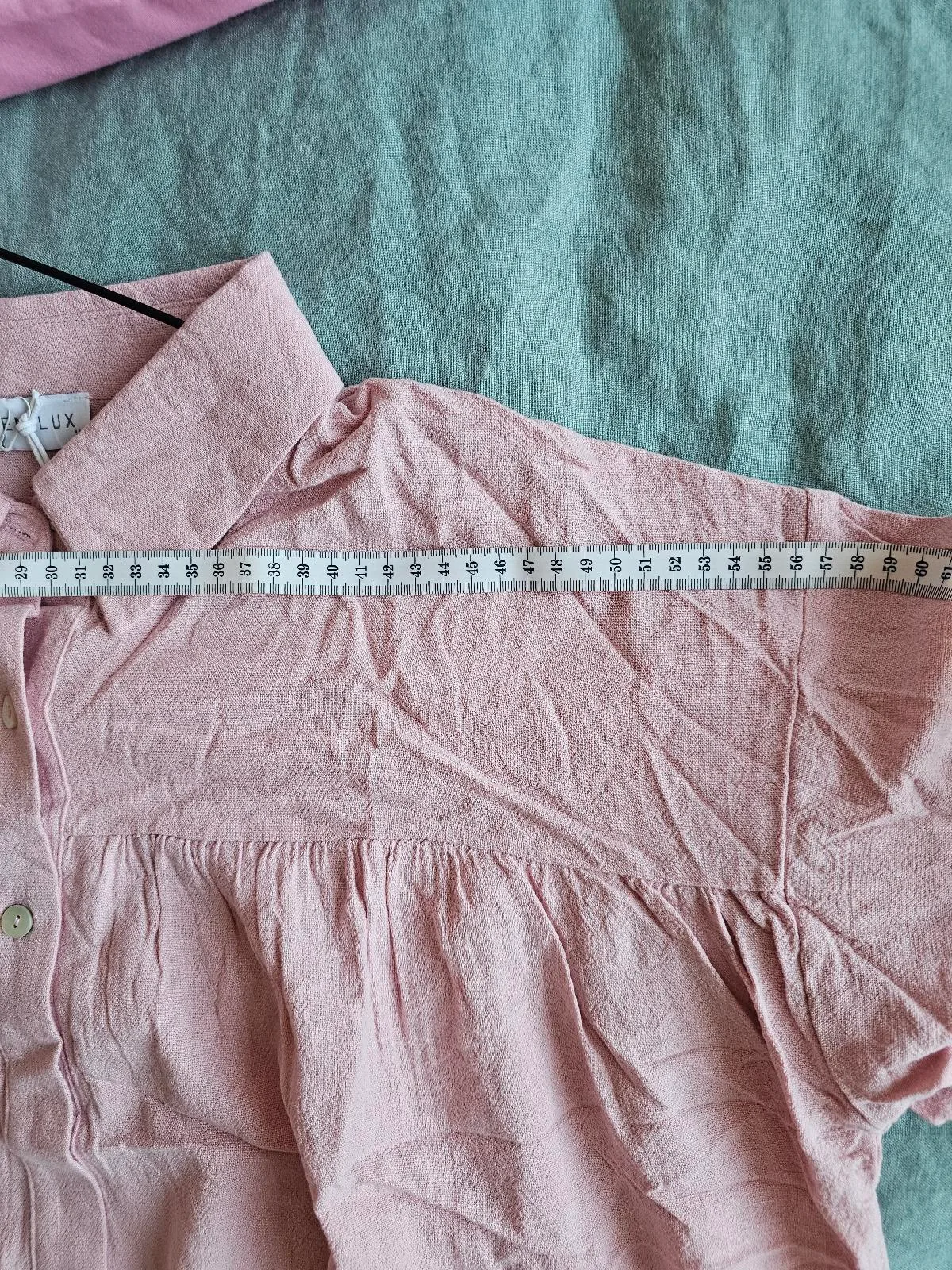 Rose pink Linen Lux Top Size 14 – photo 7