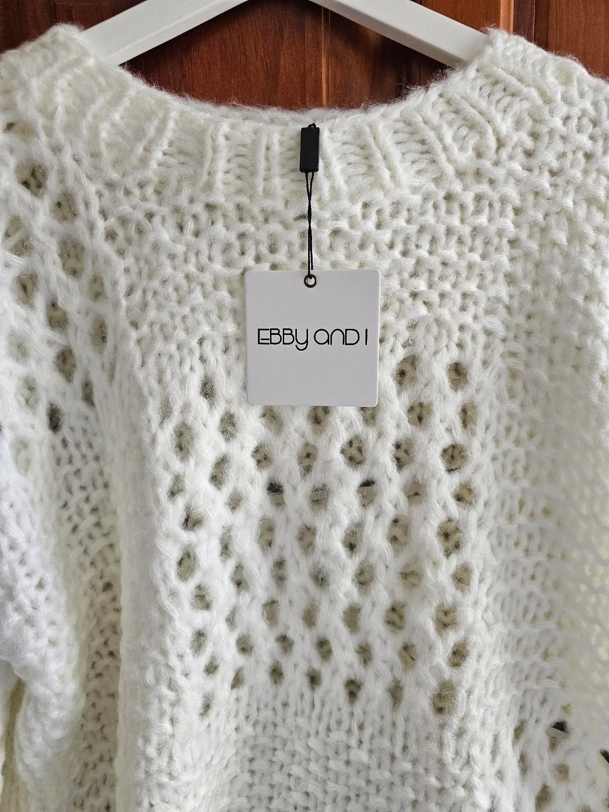 Ebby and I knit pullover - Size S (would fit M) — photo 2