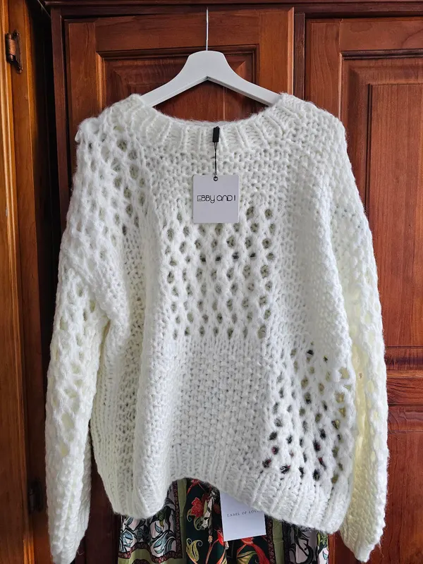 Ebby and I knit pullover - Size S (would fit M)