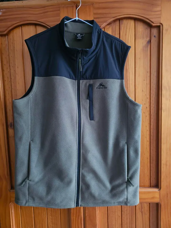 Mens MacPac Fleece Vest Size L