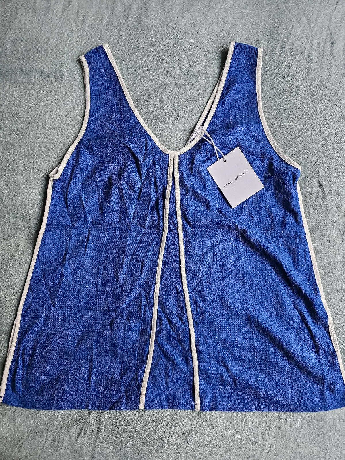 Cobalt Blue Tank Size M – photo 3