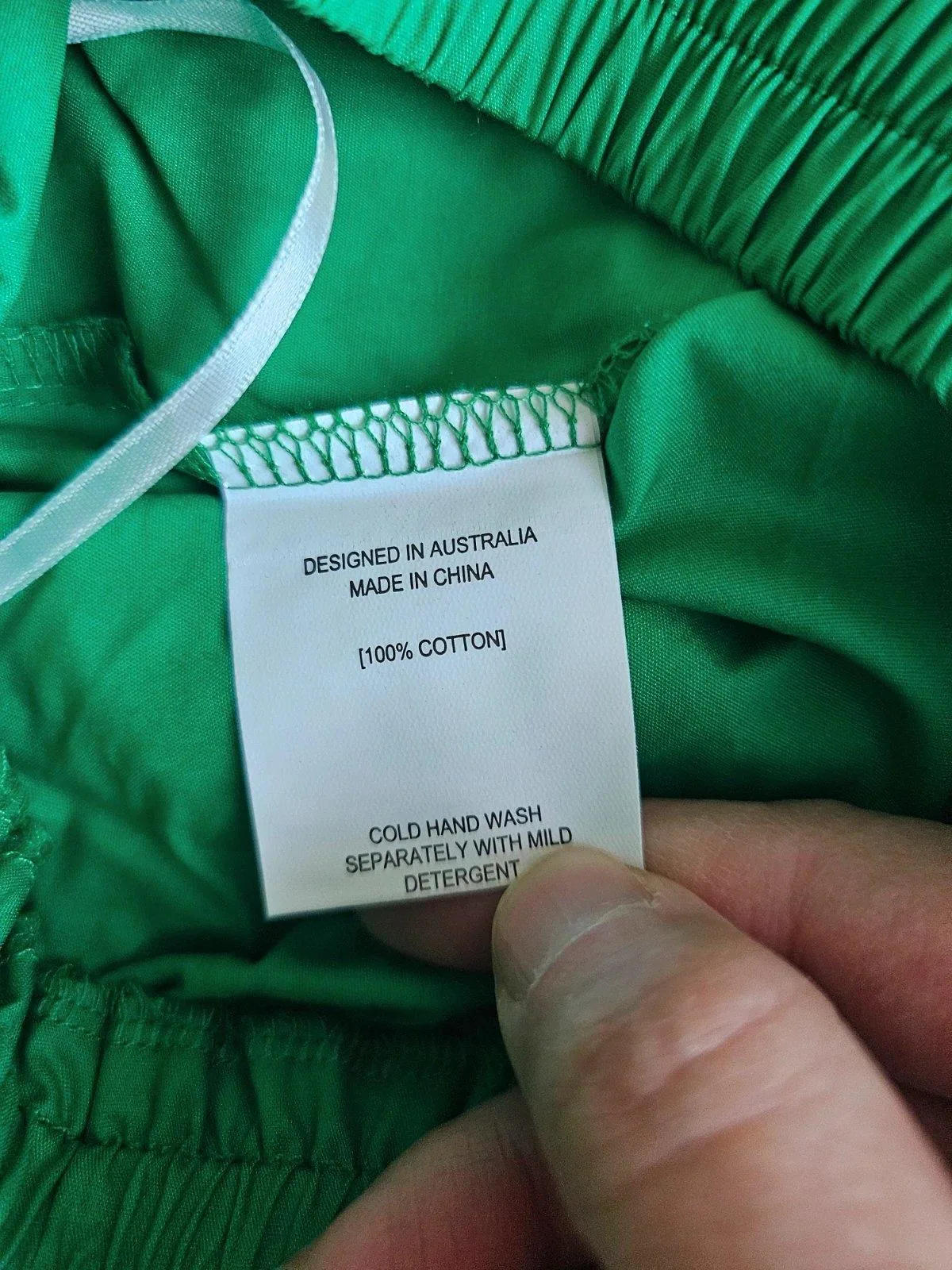 2pieces Green Cotton Sets Size S – photo 6