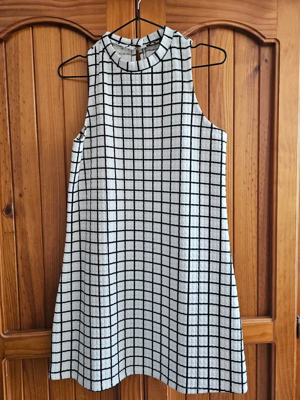 Checkered mini dress Size 10