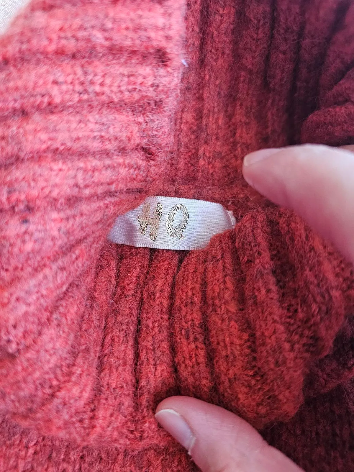 Orange high neck sweater - Size would be M/L – photo 6