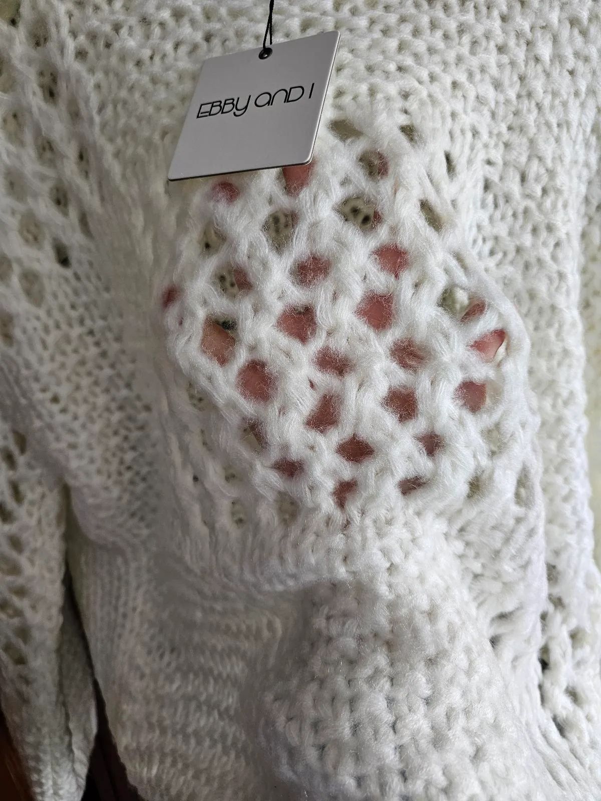 Ebby and I knit pullover - Size S (would fit M) — photo 3