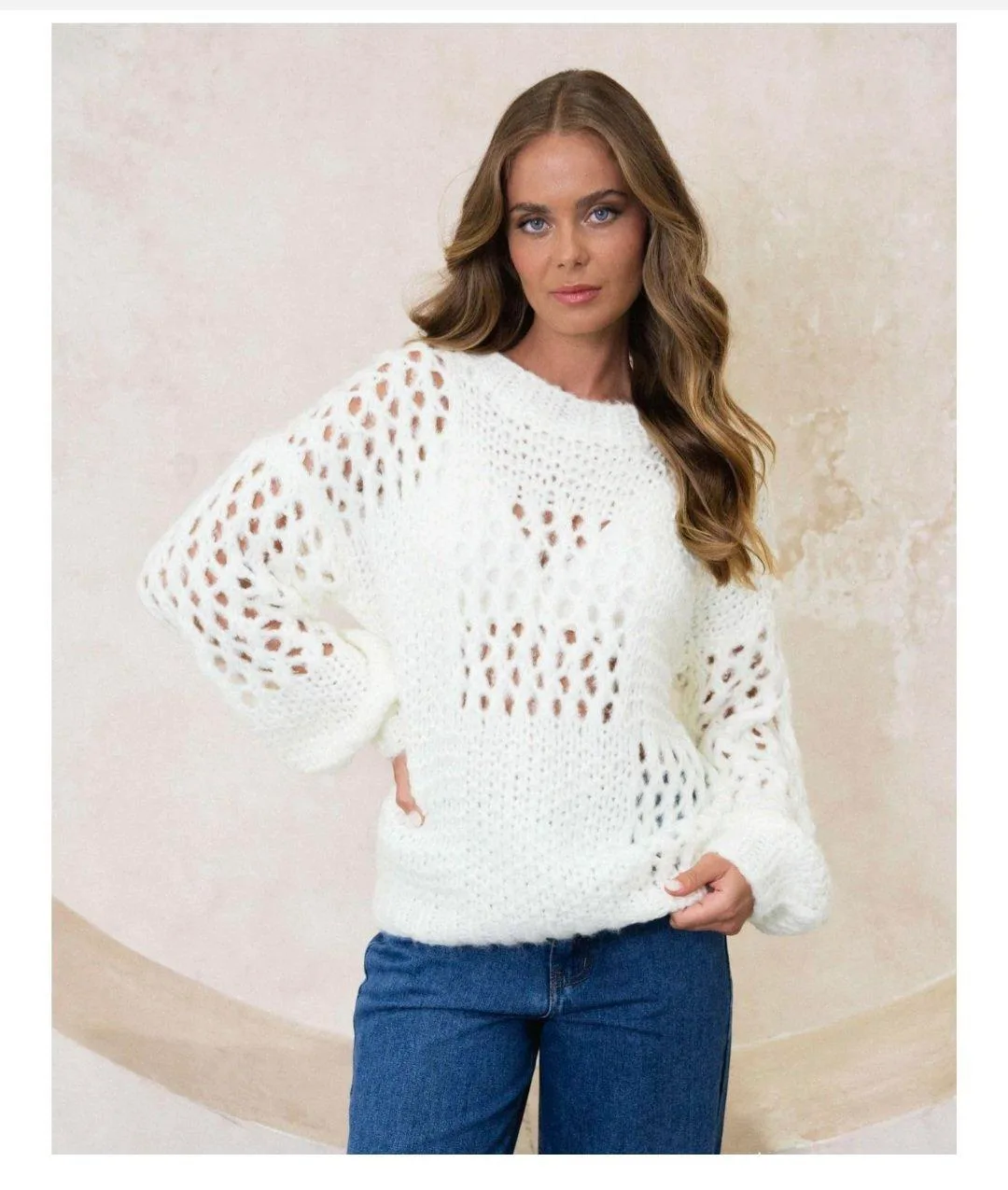 Ebby and I knit pullover - Size S (would fit M) — photo 5