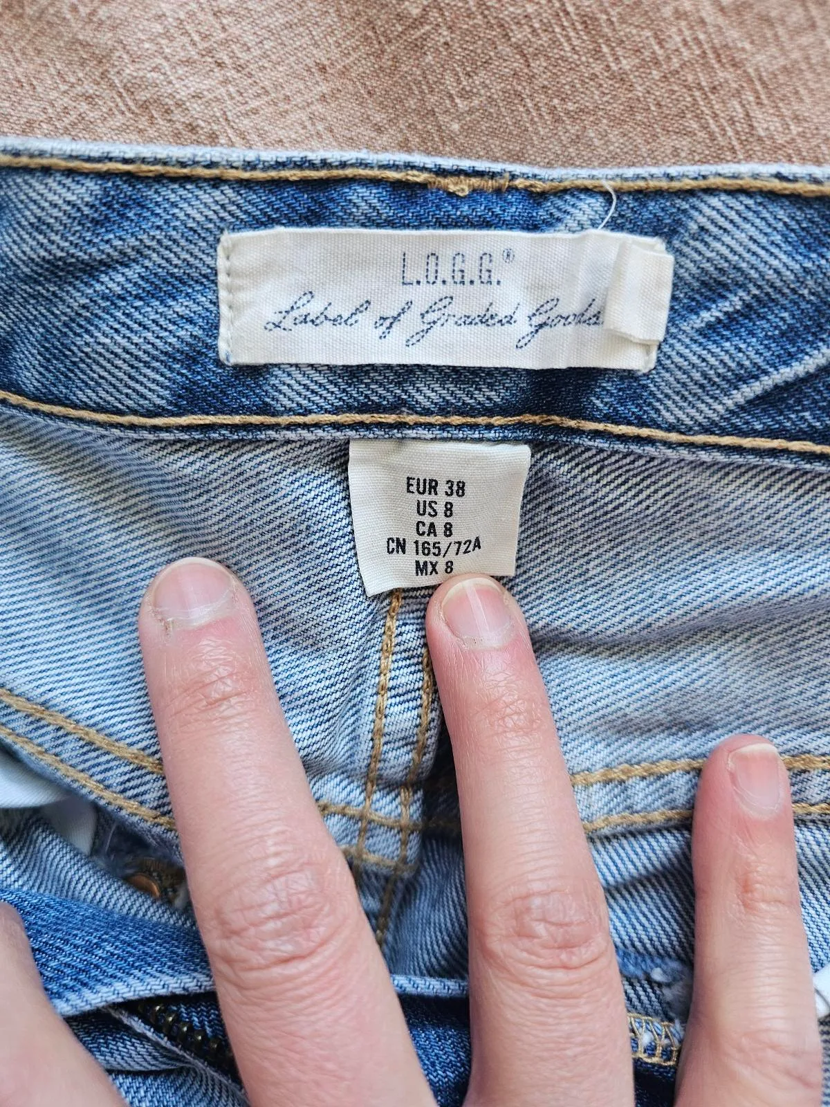 High waisted y2k jeans mini skirt - Size US8/EUR38 – photo 3
