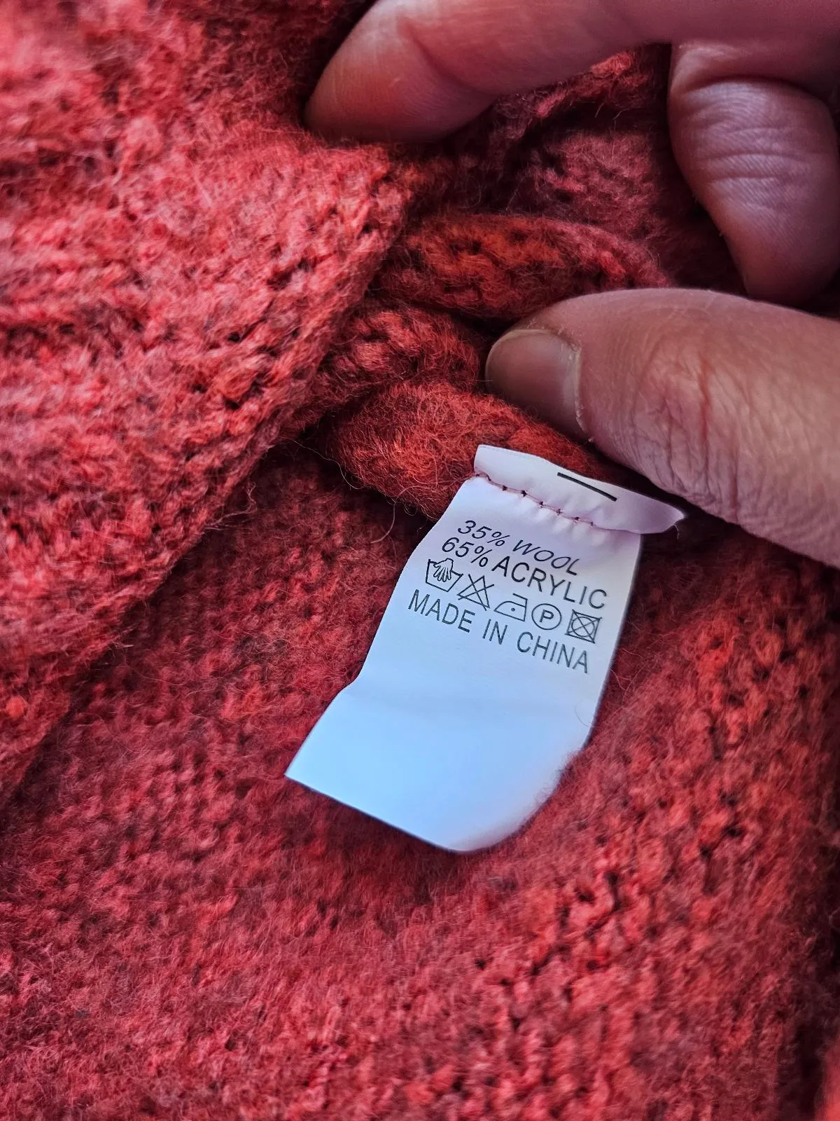 Orange high neck sweater - Size would be M/L – photo 5