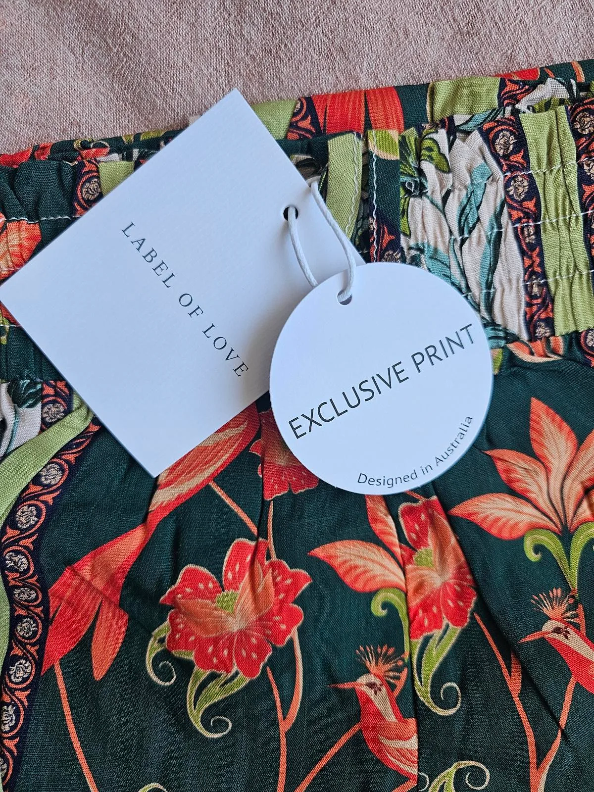 Tropical Wide Leg Pants Size S – photo 6