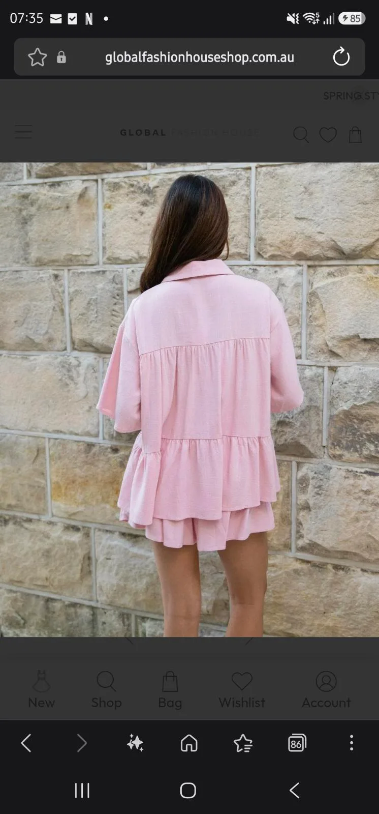 Rose pink Linen Lux Top Size 14 – photo 3