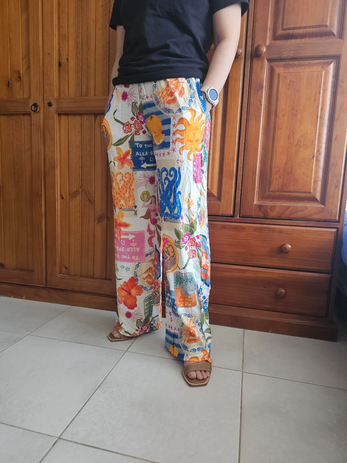 Label of Love SeaBreeze Rayon Pants Size S – photo 2