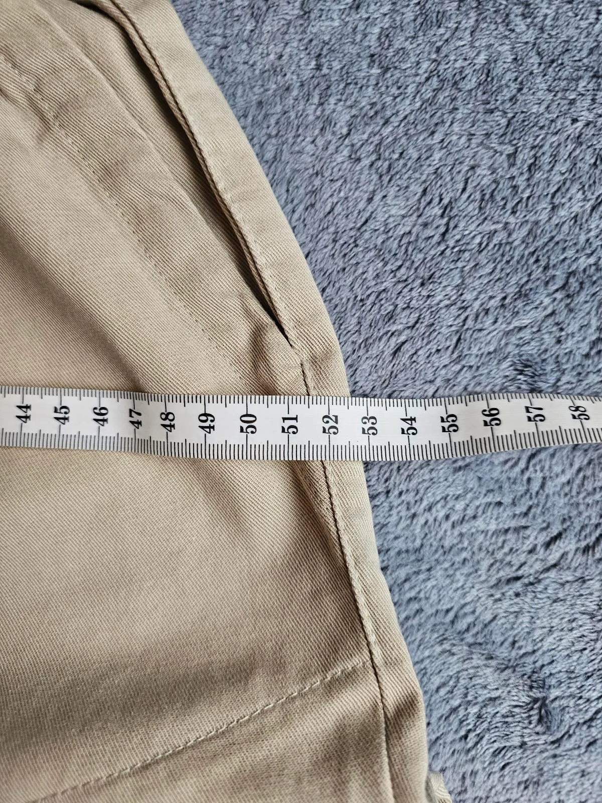 Straight Natural Color Pants - Size S – photo 9