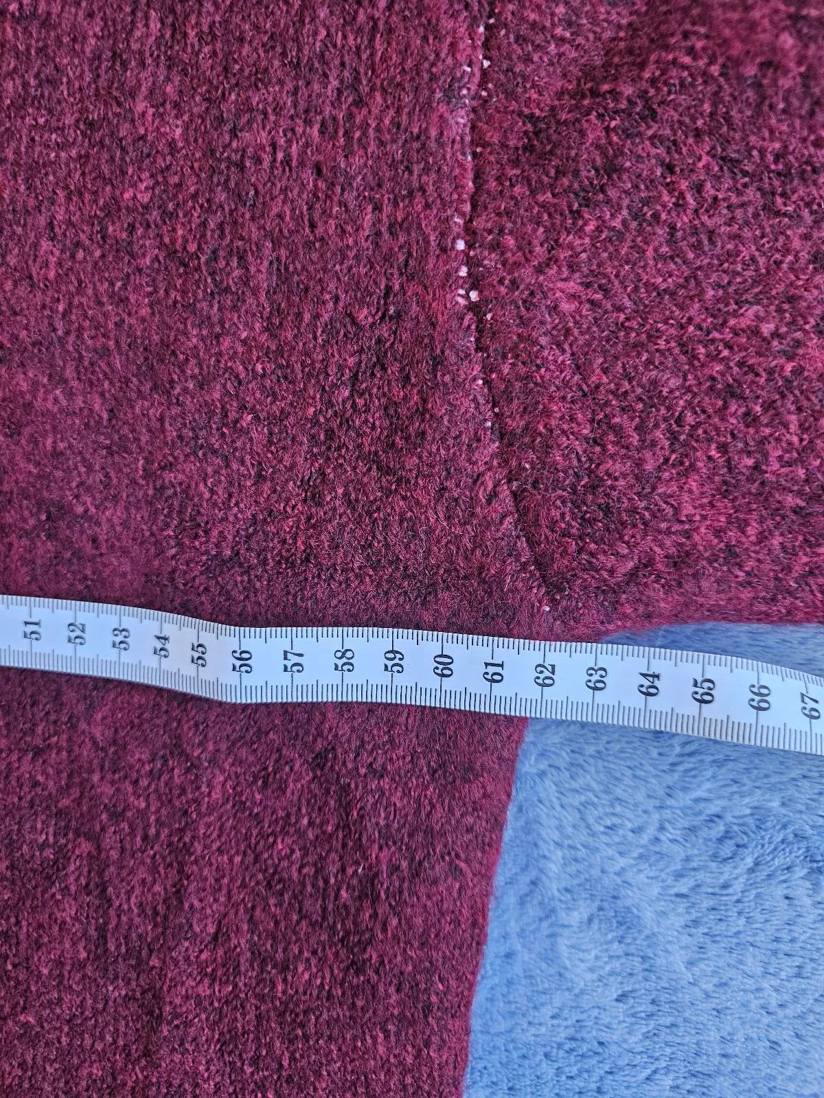 Burgundy with pink bow Sweater Size S (would fit M) – photo 3